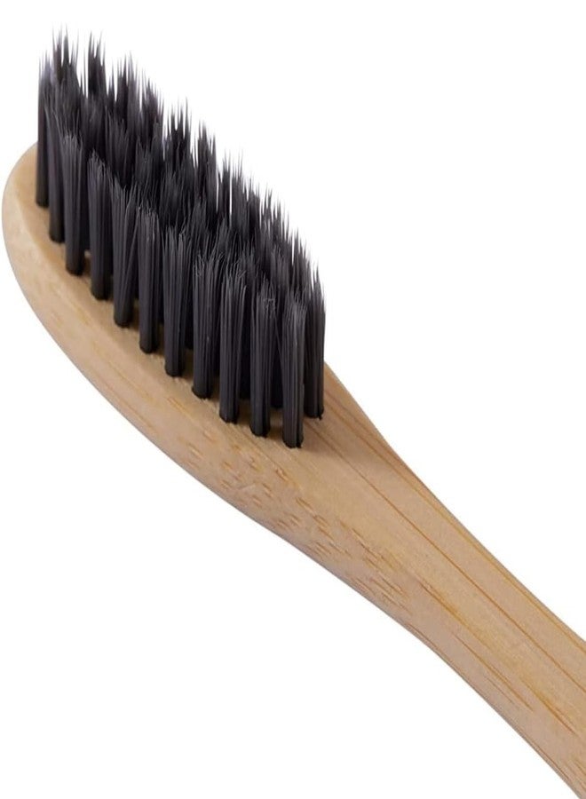 AKKIAGRO Natural Bamboo Toothbrush, [Pack of 4] - Image 3
